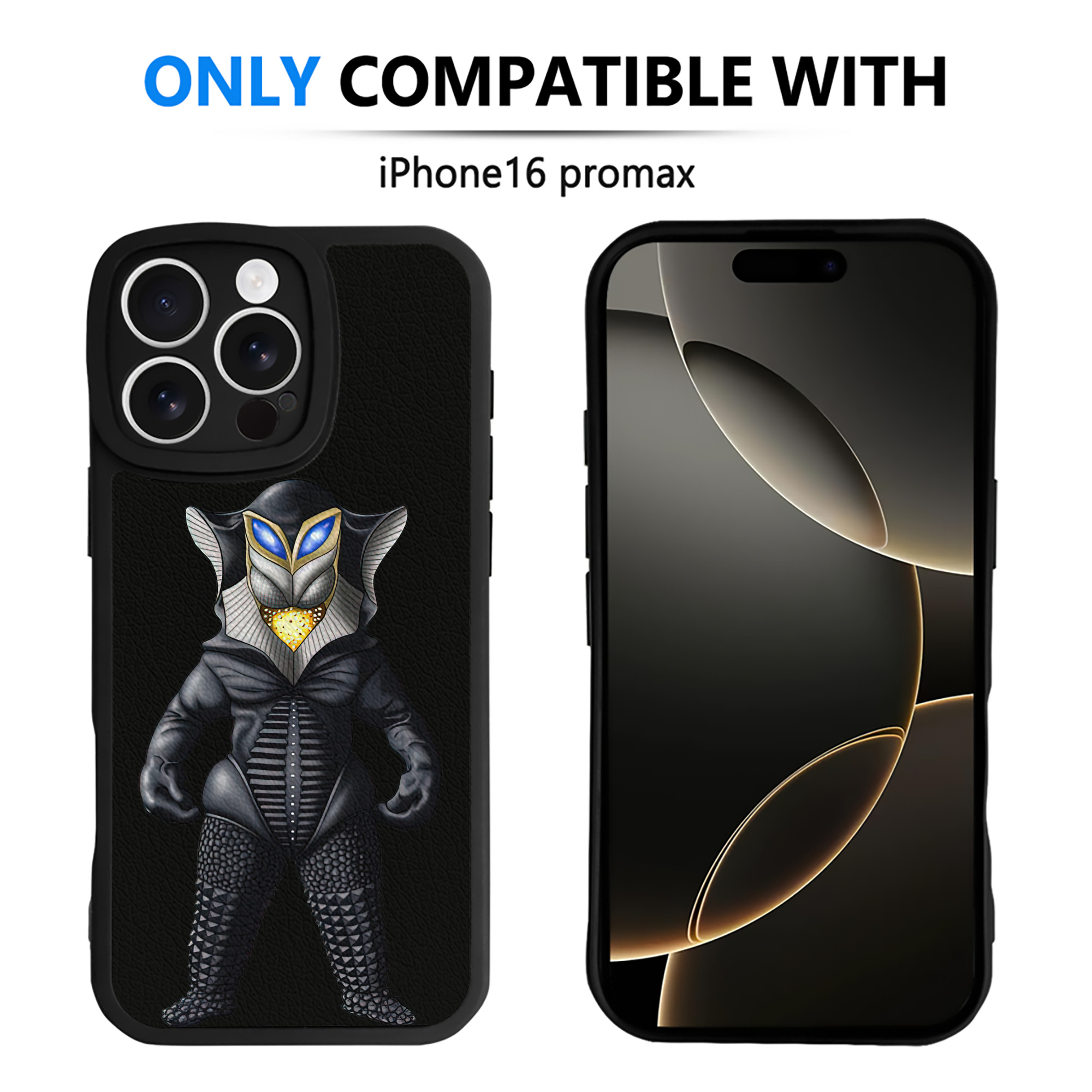 （画像用） ウルトラマン Ultraman 【iPhone 16シリーズ対応】シリコンスマホケース（レザー調） 材質：シリコン
